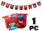 Miraculous Ladybug Party Banner - 1 Banner - Feier, Geburtstagsfeier, Kleinkinder - Cat Noir - Partyzubehör - Offizielles Lizenzprodukt (1 Banner)