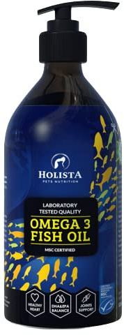 Holista Omega 3 Fish Oil 500 ml Hundeöl Katze