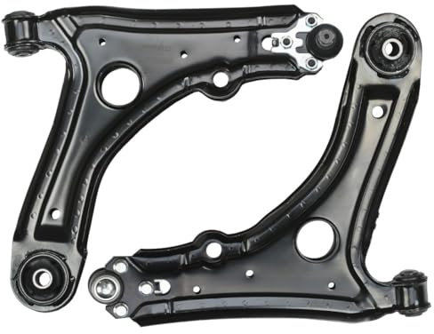 RIDEX 772S0241 Satz Querlenker-Reparatursatz Vorne Links Vorne Rechts mit Trag-/Führungsgelenk mit Sicherungsschraubensatz für VW Caddy III Kombi (2KB, 2KJ, 2CB, 2CJ)