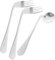 iplusmile Angled Spoons Self Feeding Training Flatware, Elderly Utensils Spoon and Fork, Left Handed Fork Adaptive Utensils Spoons and Forks Set for Elderly Children