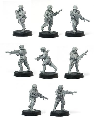 Brother Vinni Female Troopers, Soldiers, Alternative Miniatures for grimdark Wargames, 32mm, Resin
