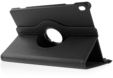 Drehbare Hülle für das 10.3 Lenovo Tab M10 2019 (1. Generation) in SCHWARZ [passend für Modell TB-X505F, TB-X505L, TB-X605F, TB-X605L]