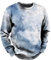 KONG JIMFAN Sweatjacke Herren Hip Hop Decke Hoodie Sweatshirt Casual Hooded Sweatshirt Hoodie Herren Herren Sweatshirts Hoodie Sweatshirt Herren Pullover(2-Dark Blue,XXL)