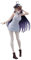 FLYIFE Anime Modell, Overlord Albedo Hochzeitskleid Blumenball Pure White Devil Elegant Girl Statue, Limited Edition Puppe Geschenk Dekoration 22cm