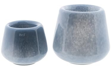 Dutz collection DutZ Dobro Jeans | Vase, Weindlicht, Übertopf | mundgeblasenes Glas in versch. Grössen (H 26 cm D 30 cm), 1474061,1474062