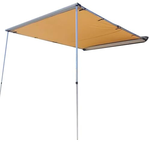Toldo Coche Camping, Toldo Camper Furgoneta Lateral, Toldo Camping, Toldo para Vehículo, Toldo para Acampar y Recorridos en Auto(Small)