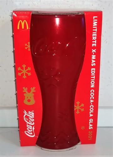 &AngiesStrickZauber verkauft Sammelglas/X-Mas Edition / 2021 / ROT/Weihnachten Limitted Edition/Mc Donald's