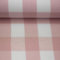 Baumwoll-Flanell AALEN | Karos | karierter Stoff | Pastell-Farben | Meterware | ab 50 cm (rosé/weiß)