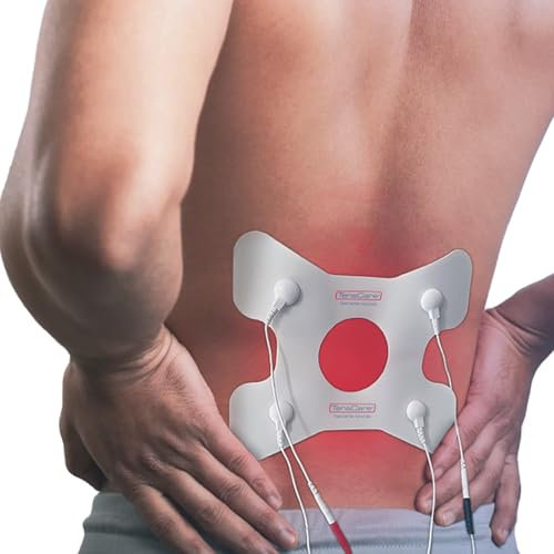TensCare Ailment Specific TENS/EMS Elektroden für Rückenschmerzbehandlung – Hohe Haftung, Klinisch bewährt, Einfaches Abziehen & Aufkleben, Kompatibel mit TENS- und EMS-Geräten