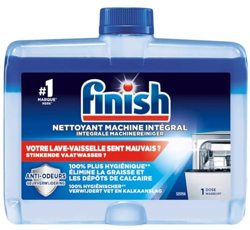 Finish Produit Lave-Vaisselle Nettoyant Machine Intégral - lot de 12