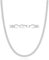 Esrael 925 Sterling Silber Kette für Herren 5mm Silberkette Herren Kubanische Halskette Männer Silber Halskette Männer Jungen Schmuck Geschenke für ihn 22Zoll