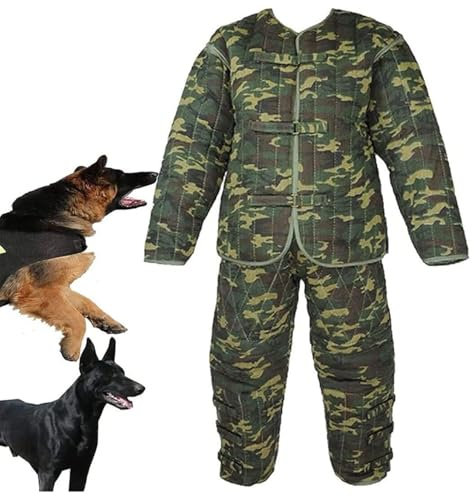 Schutzkleidung für Trainingshunde, große Körperschutzjacke für Polizeihundetraining, verdickter, reißfester Bissschutzanzug für professionelle Hunde