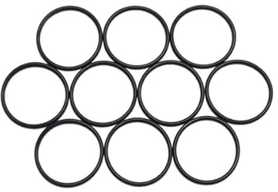 Einzelne Premium O-Ringe aus NBR70 in Carbon Black, Dichtungsringe (10 Stück, 16x1,5)