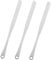 PACKOVE 3pcs Long Handle Makeup Spatula Cosmetic Mixing Palette for Diy Beauty Shop