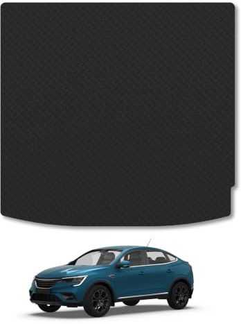 Renault Arkana (2020+) 5mm Rubber Boot Mat | Heavy Duty Rubber Tailored Fit Boot Liner Full Coverage Durable Waterproof Accessories Easy Clean Anti Slip Made in the UK
