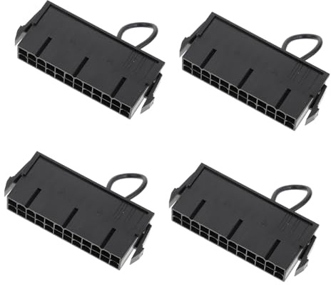 FONDOTIN 4 Stück Teiliges Power Supply Tester Starter Tool pin ATX Prüfer für Mining Maschine PC Gehäuse Stromversorgung ohne Mainboard Anschluss Praktischer Starter