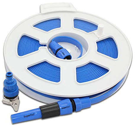 20m White Food Grade Hose Reel
