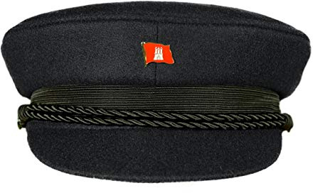 MADSea Elbsegler Premium Tuch mit Pin Hamburg Flagge schwarz