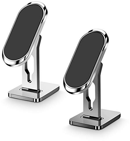 Viedouce 2 Packs Supporto Auto Smartphone Magnetico Universale,720 Gradi di Rotazione Porta Cellulare Auto,Supporto Magnetico da Auto per iPhone