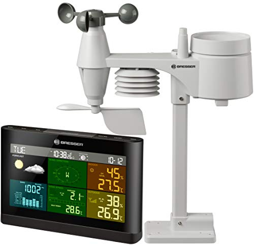 BRESSER Centrale météo Confort 5 en 1 Couleur - 7002551