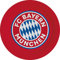 amscan 8 Partyteller * FC Bayern MÜNCHEN * zur Fussball-Party und Geburtstag | Fan FCB Fußball Kindergeburtstag Teller Pappteller