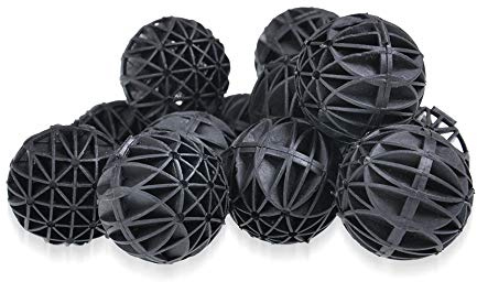 Bio-Kugeln für Aquarien, Filtermedien, Bio-Filterball, 80 Stück (56 mm)