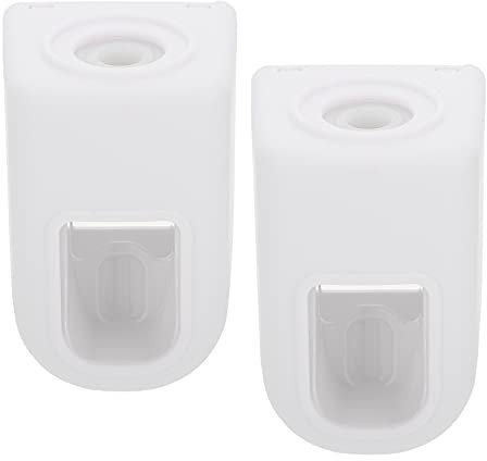 Angoily 2Pcs Automatische Zahnpasta Spender Elektrische Zahnpasta Squeezer Wand- Montiert für Waschraum Bad für Kinder Familie Dusche Weiß