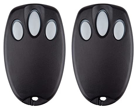 LAWOHO Lot de 2 émetteurs portatifs de rechange pour porte de garage Chamberlain Liftmaster Motorlift 94335E | 84335E | ML700 | ML500 | ML850 | Merlin + C945 | C840 Security + 433,92 MHz