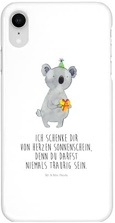 Mr. & Mrs. Panda Handyhülle Koala Geschenk, Kunststoff, Weiß