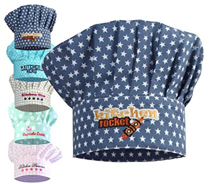 Emily´s Check Kochmütze für Kinder 468.550, Kinderkochmütze, Kitchen Rocket
