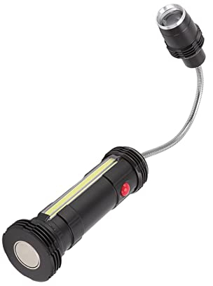 Grilllicht mit Seitenlampe, Flexibles Schwanenhals-Grilllicht, Magnetfuß, Wasser- und hitzebeständig, Grillgeschenke für Männer und Frauen