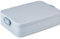 Mepal - Fiambrera Take a Break Large - Lonchera para llevar - Lunch Box para 4 Sandwiches o 8 Rebanadas de pan - Meal Prep - Apto para Lavavajillas - 1500 ml - Nordic blue