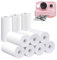 Dylanto Druckpapier, Druckkamera-Nachfüllpackung, Thermopapier, 10 Rollen, BPA-frei