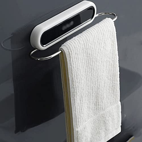 Toiletten-Handtuchhalter, Badetuchhalter, Saugnapf, wandmontiertes Badezimmerregal, frei stanzbares Toiletten-Anhänger-Lagerregal Present