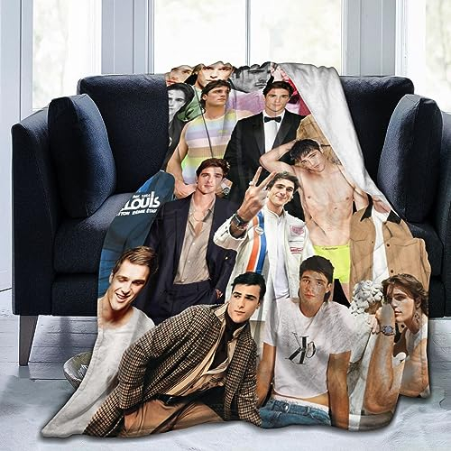 Jacob Elordi Decke aus weichem und bequemem Woll-Fleece, Überwurfdecken für Sofa, Büro, Auto, Camping, Yoga, Reisen, Heimdekoration, gemütlich, Plüsch, Stranddecke, Geschenk