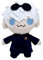agfosa Satoru Gojo Plush Plüschpuppe Anime Plüsch Gojo Plüschfigur Kuscheltier für Geschenk