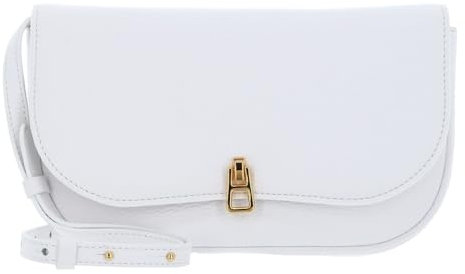 Coccinelle Leder Umhängetasche Abendtasche Magie Mini Bag Brillant White weiß