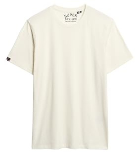 Superdry Herren Klassisches Essential T-Shirt Hellstes Himmelcreme XXL