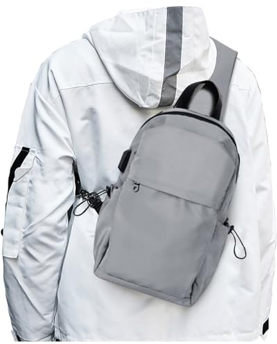 SZSYCN Schultertasche Diebstahlsichere Umhängetasche Leichte Brusttasche Wasserabweisende Umhängetasche Multifunktionaler Tagesrucksack für Outdoorsport, Wandern, Radfahren und Reisen