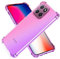 SEAHAI Cover per Honor 200 Smart 5G Cover, Ultra Sottile Custodia in TPU a Gradiente Colori, Trasparente Silicone Morbido Case Antiurto Cover, Rosa/Viola