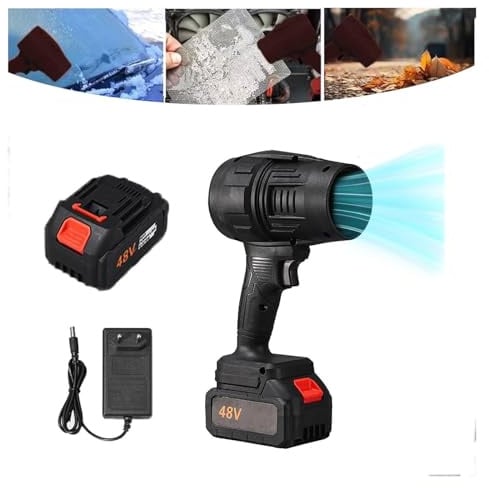 Asciugatrice for auto Turbo Dry, asciugatrice portatile senza fili for auto, soffiatore for lavaggio auto ad alta potenza, soffiatore ad aria ad alta pressione, for pulizia, campeggio, esterno, stile