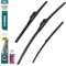 HEYNER® Scheibenwischer Set mit Heckscheibenwischer passend für VW UP! / eUP (12.2011-10.2024) HYBRID Flachbalkenwischer Front- und Heckwischer