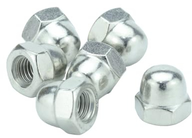 M10 (10mm) Dome Cap Nut - A2 Grade Stainless Steel (Pack of 5)