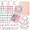 Bracelet Making Kits for Girls - 85PCS Jewellery Making Kit with Box and Bag, DIY Charm Beads for Bracelet Necklace Making Set Arts and Crafts for Kids, Birthday Gifts for Girls Age 5 6 7 8 9 10 12