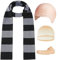 RETUOLWAG Gru Kostümzubehör, Glatzenhut, Set, schwarz-grau, gestreift, Schal, falsche Nase, Glatze, Halloween-Kostüm-Zubehör für Herren