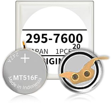 PFHL 295-7600 Battery, Compatible with Citizen Eco-Drive 295-76/295-7600 A930 A980 B020 B023 A930 A980 MT516 MT516F Sealed Capacitor Rechargeable Battery