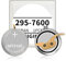 PFHL 295-7600 Battery, Compatible with Citizen Eco-Drive 295-76/295-7600 A930 A980 B020 B023 A930 A980 MT516 MT516F Sealed Capacitor Rechargeable Battery