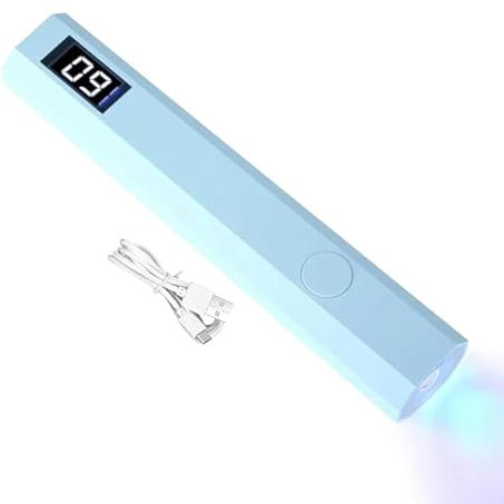 LED Nail Lamp - Rechargeable UV Gel Polish Dryer Manicure, Professional Cordless Nail Curing Light | Fast-Drying Portable Nail Dryer, High-Power UV LED Lamp for Salon and Home Nails Arts