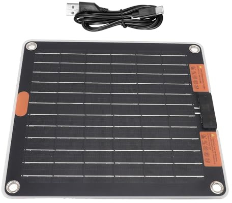 Solar Panel Battery Charger, 30W Fast Charging Power Bank, Portable Solar Battery Pack, Outdoor Power Backup for Camping, Hiking, Backpacking, 1.06x0.98x0.12 Inches