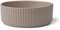 DOG Copenhagen Kronborg Ceramic Dog Bowl - Nordic Design Stoneware - For Dog Food or Water, L, Caffe Latte
